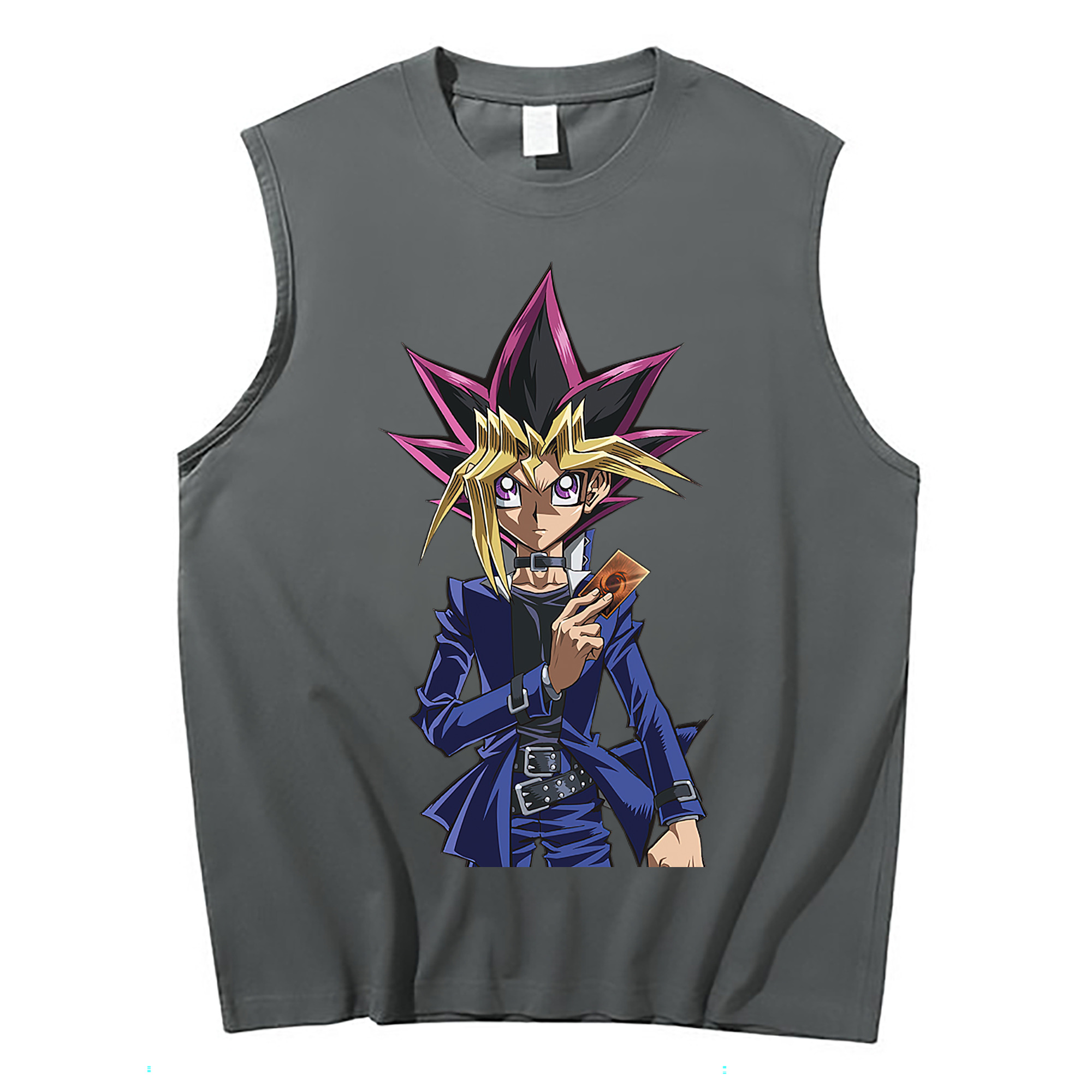 （画像用） 遊☆戯☆王 Yu-Gi-Oh! コットン100％タンクトップ（フロントプリント）